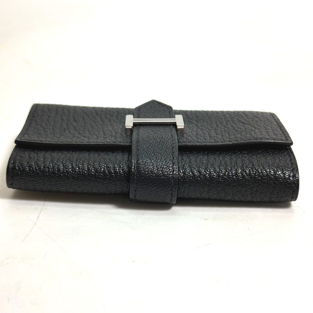 HERMES Key case Key holder  Chevre Misol black HMetal Key Bean unisex(Unisex) Used