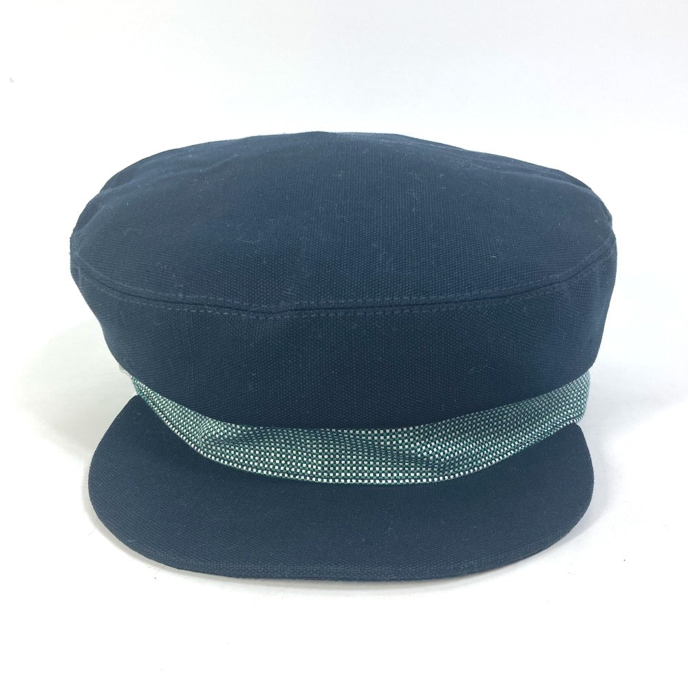 HERMES Casquette Cotton, Hemp Navy Serie CAVALE Casquette Women 58 Used