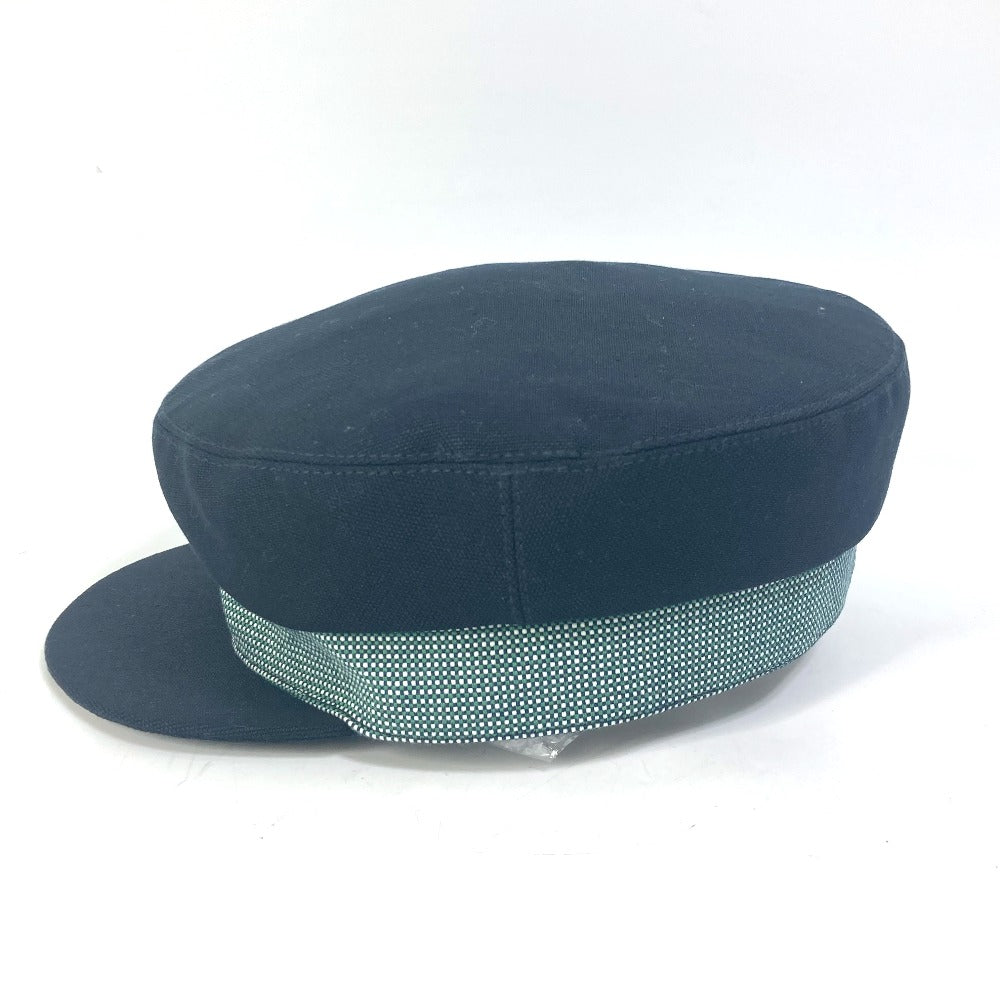 HERMES Casquette Cotton, Hemp Navy Serie CAVALE Casquette Women 58 Used