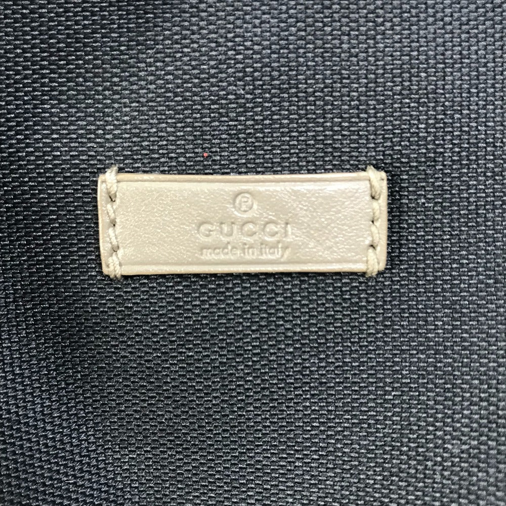 GUCCI Shoulder Bag 257265 Canvas / leather Dark Navy type GG Guccisima logo Women Used