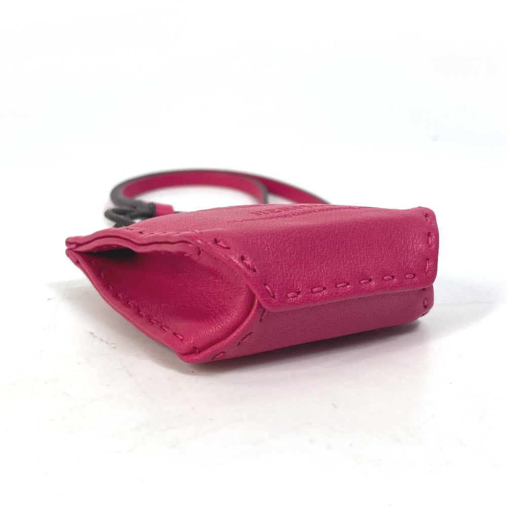 HERMES Bag charm Swift Pink type sack orange Women Used