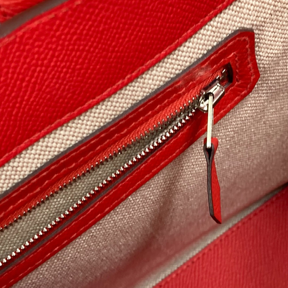 HERMES Tote Bag Evercolor, Epsom Red maxi box cover 30 Women Used