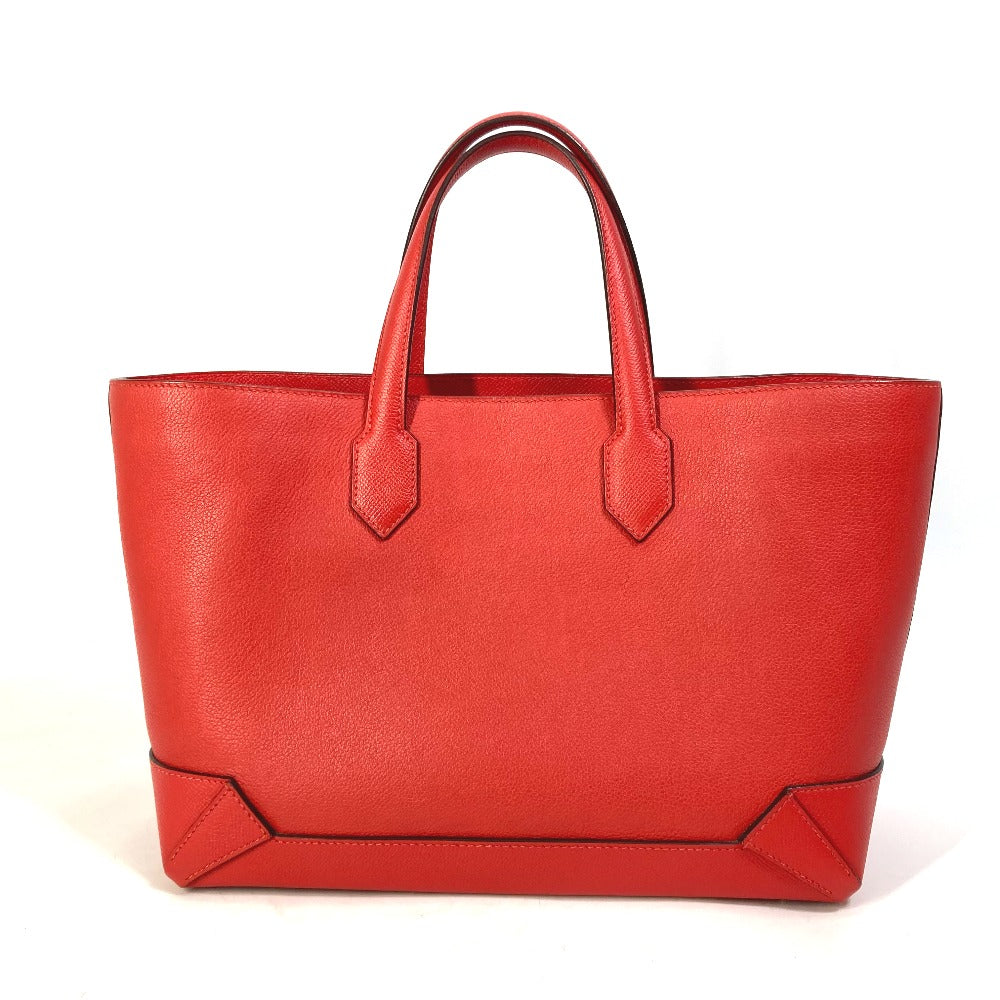 HERMES Tote Bag Evercolor, Epsom Red maxi box cover 30 Women Used