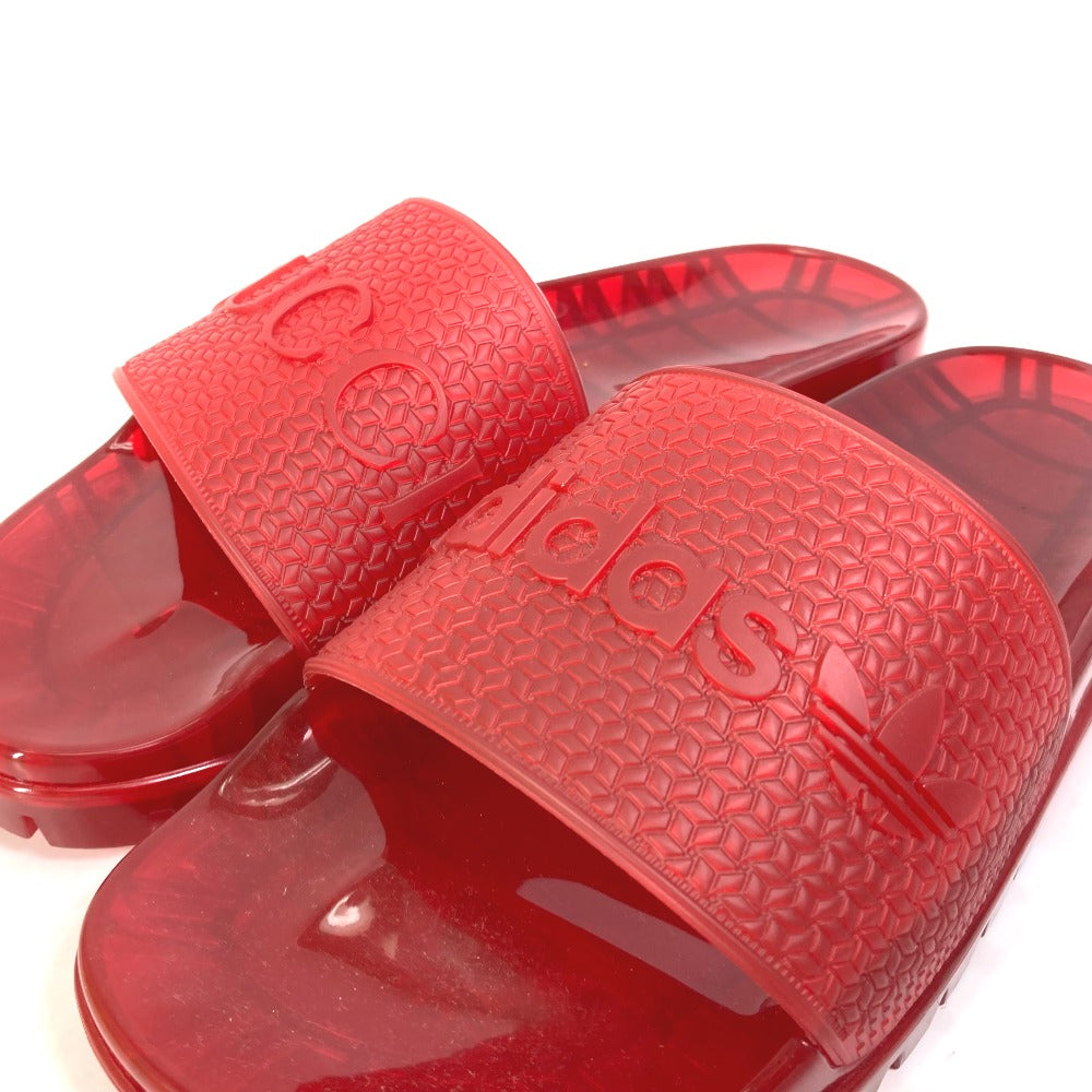 GUCCI Sandals 721229 rubber Red logo shoes clear slide Women 9 Used