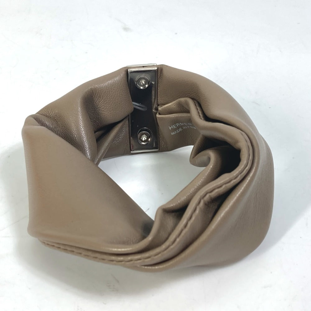 HERMES bracelet leather Brown accessories medor Torsado Women Used