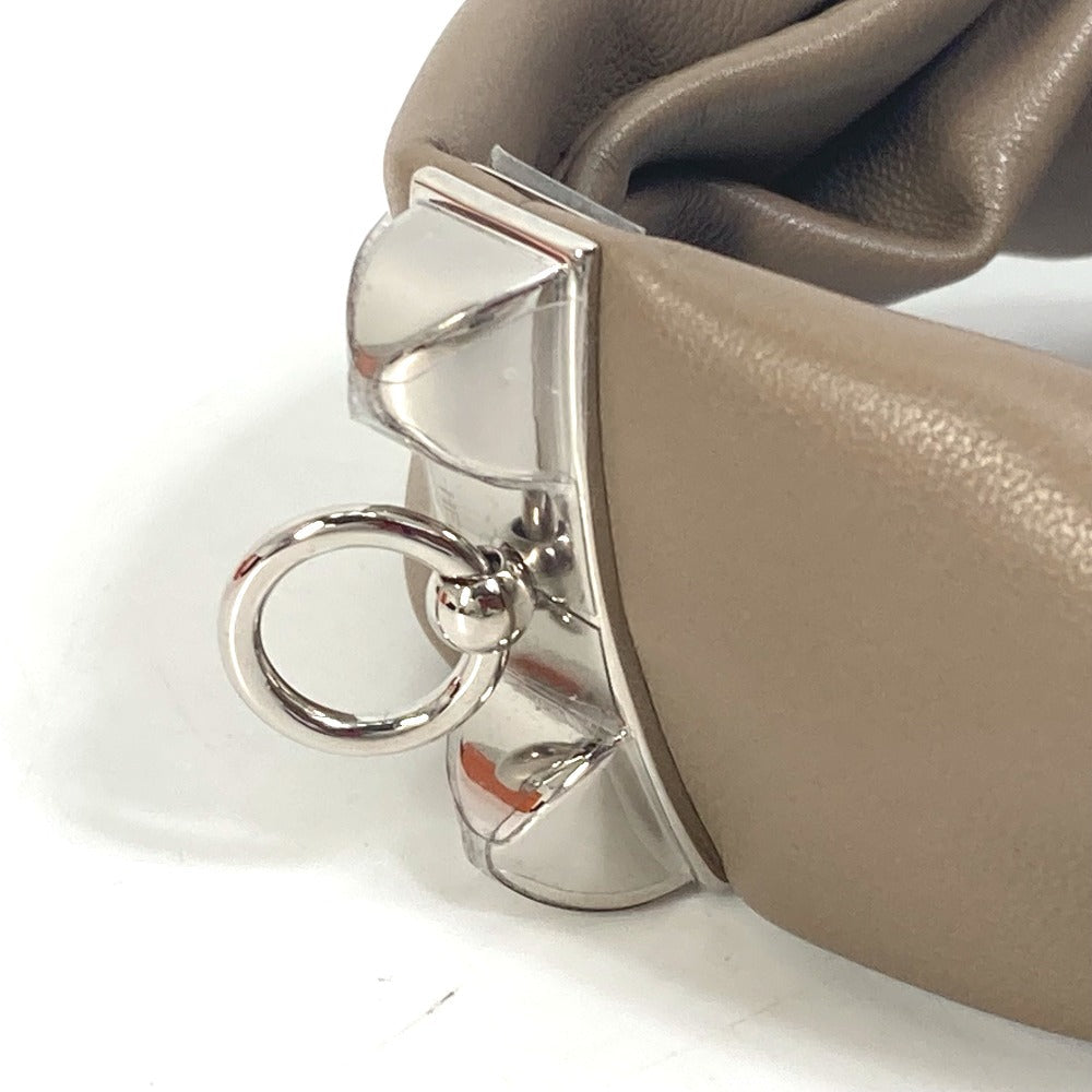 HERMES bracelet leather Brown accessories medor Torsado Women Used