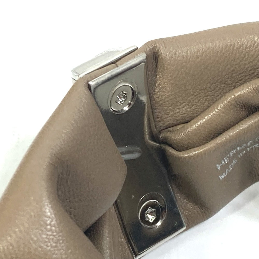 HERMES bracelet leather Brown accessories medor Torsado Women Used