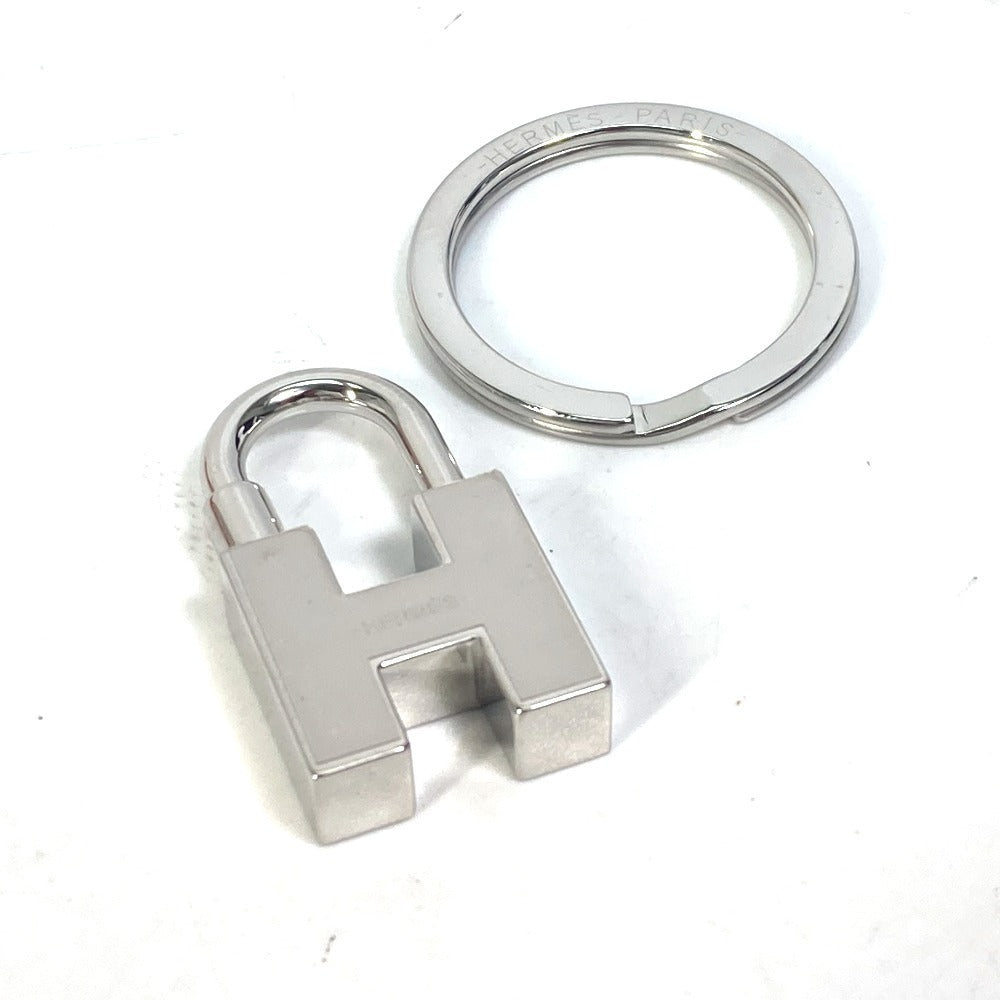 HERMES Key ring metal multicolor cadena quiz key Rainbow H logo Women Used