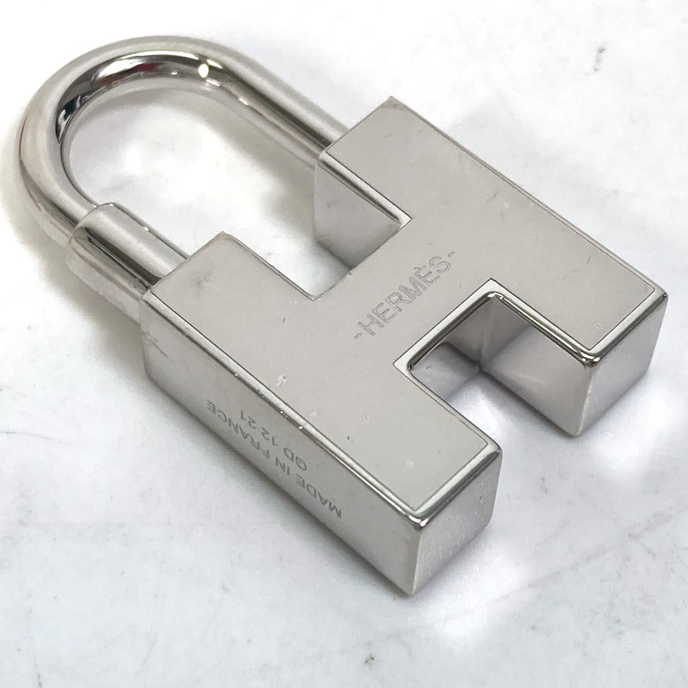 HERMES Key ring metal multicolor cadena quiz key Rainbow H logo Women Used