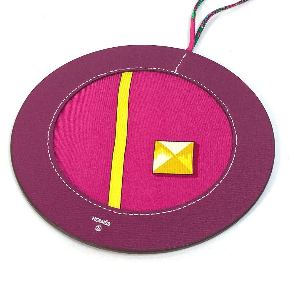 HERMES charm Epsom, Silk purple petit ash petit h Women Used
