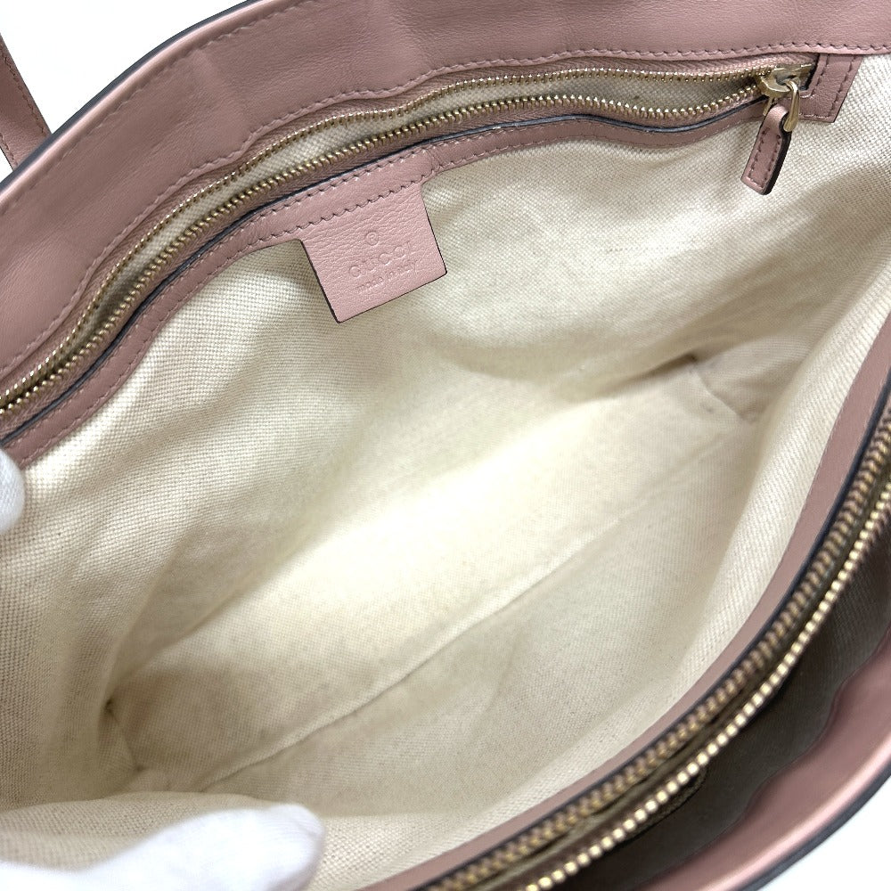 GUCCI Tote Bag 336776 enamel beige Micro GG Women Used