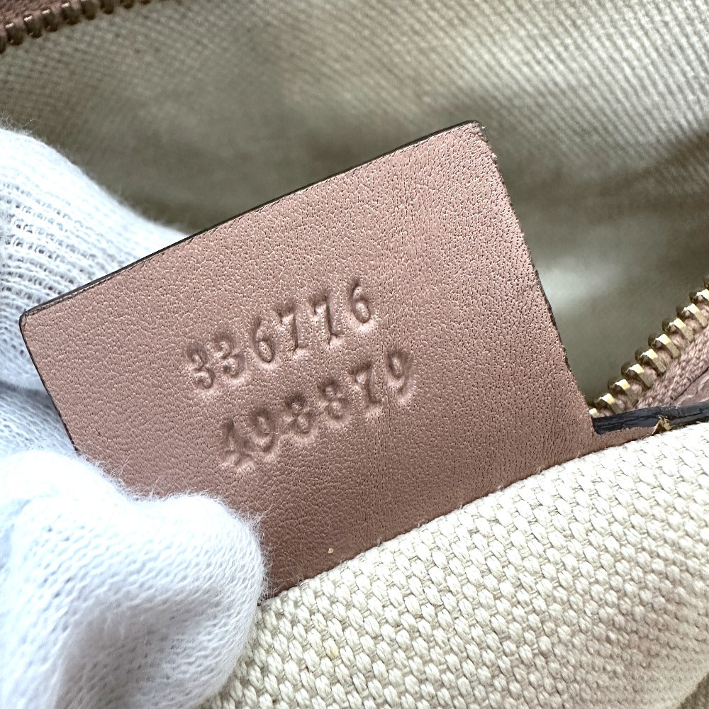 GUCCI Tote Bag 336776 enamel beige Micro GG Women Used