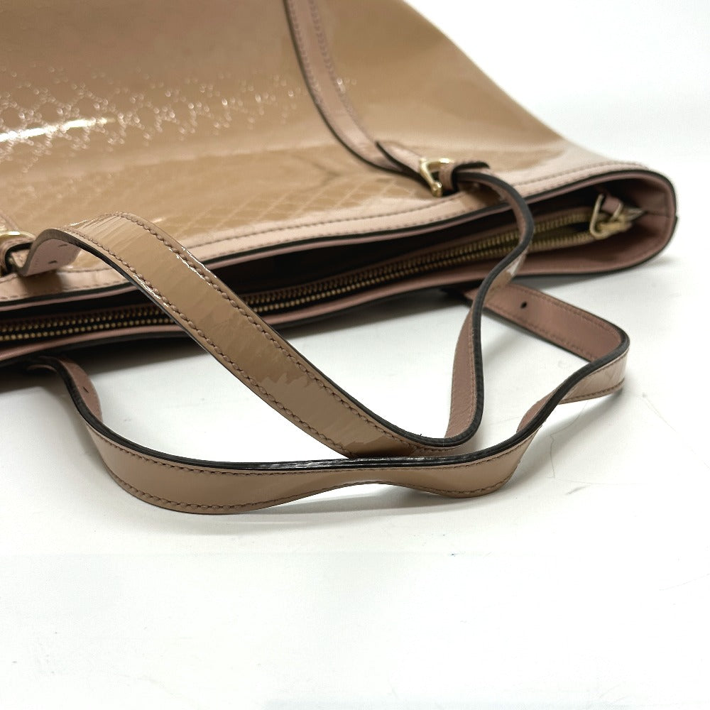 GUCCI Tote Bag 336776 enamel beige Micro GG Women Used