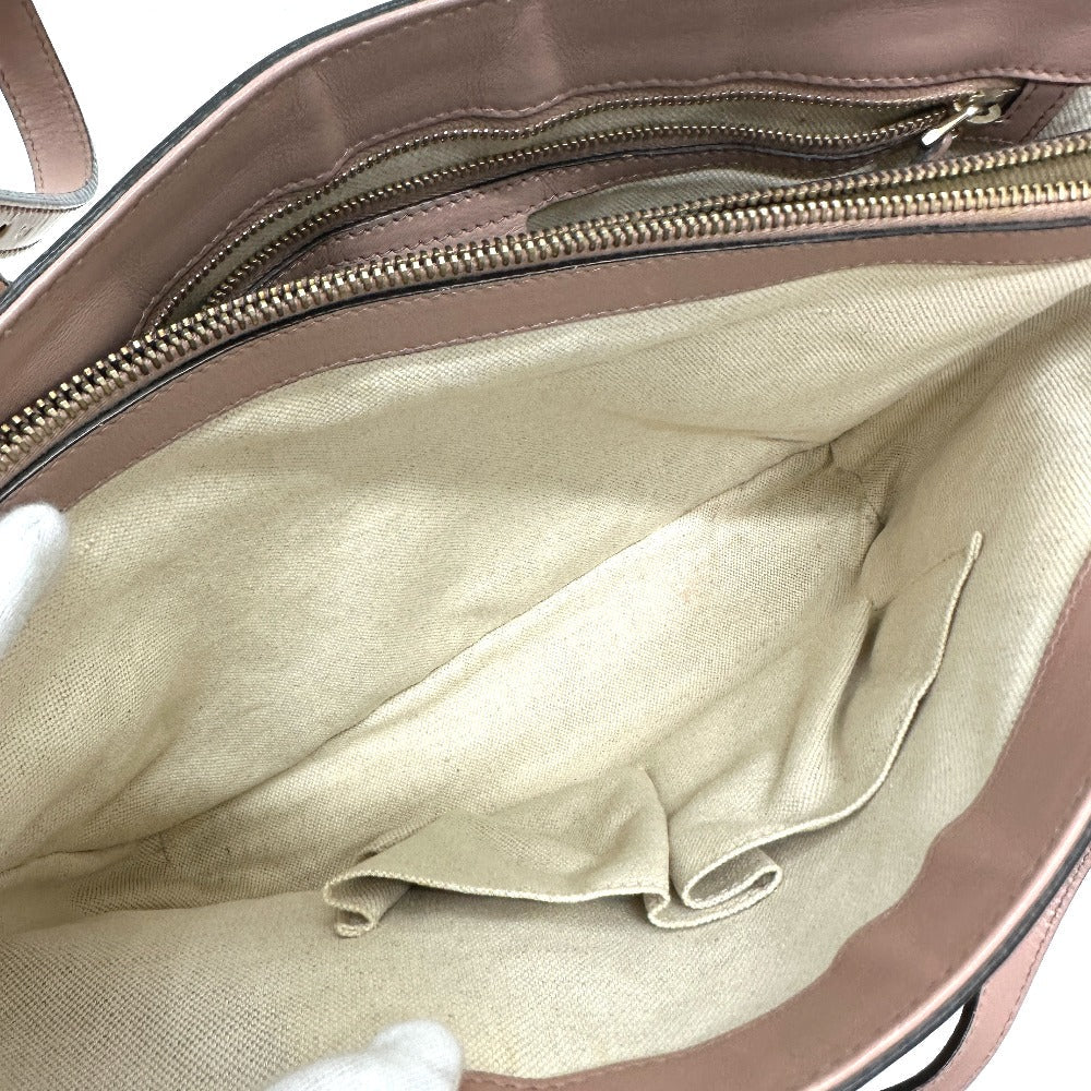 GUCCI Tote Bag 336776 enamel beige Micro GG Women Used
