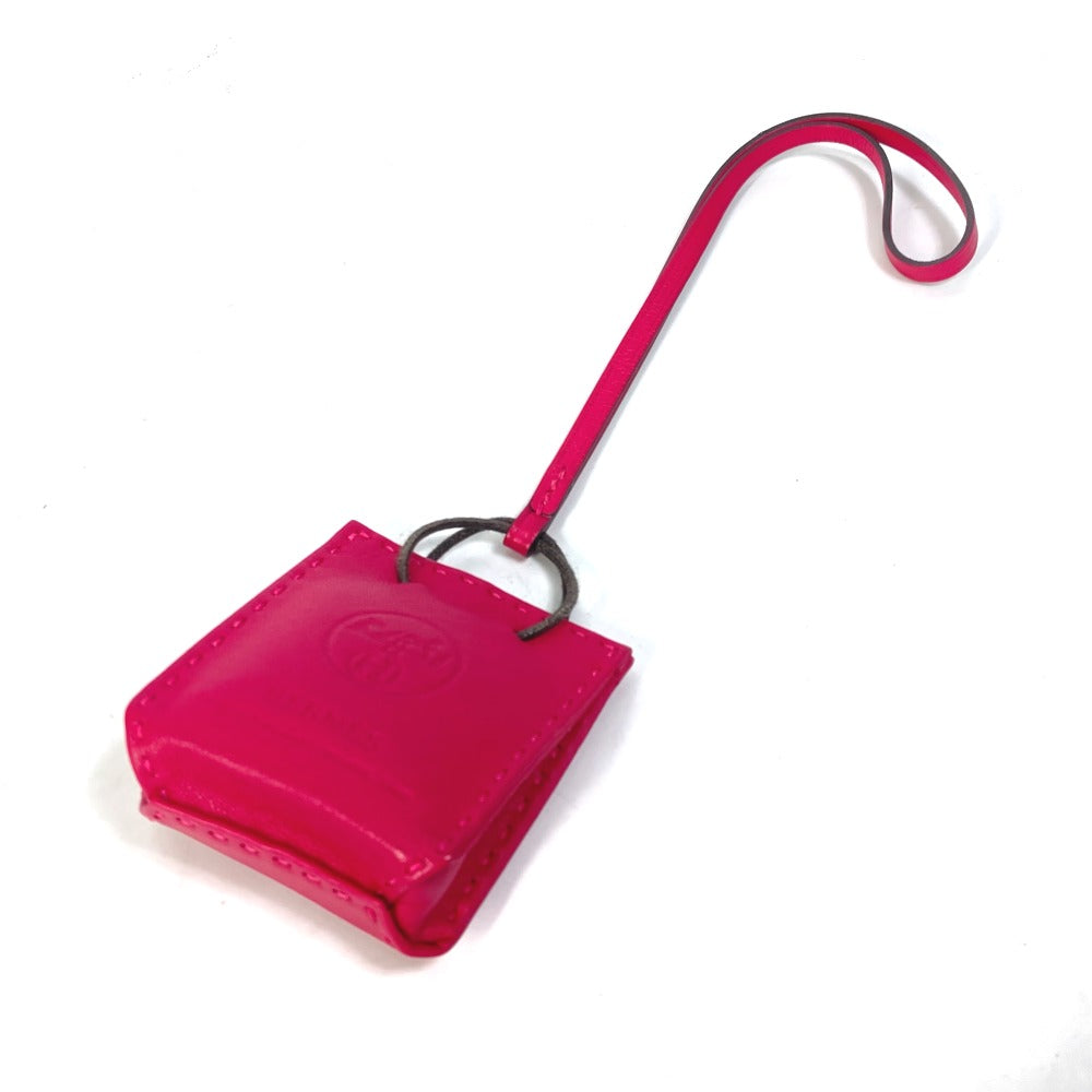 HERMES Bag charm Anyo Miro pink sack orange Women Used