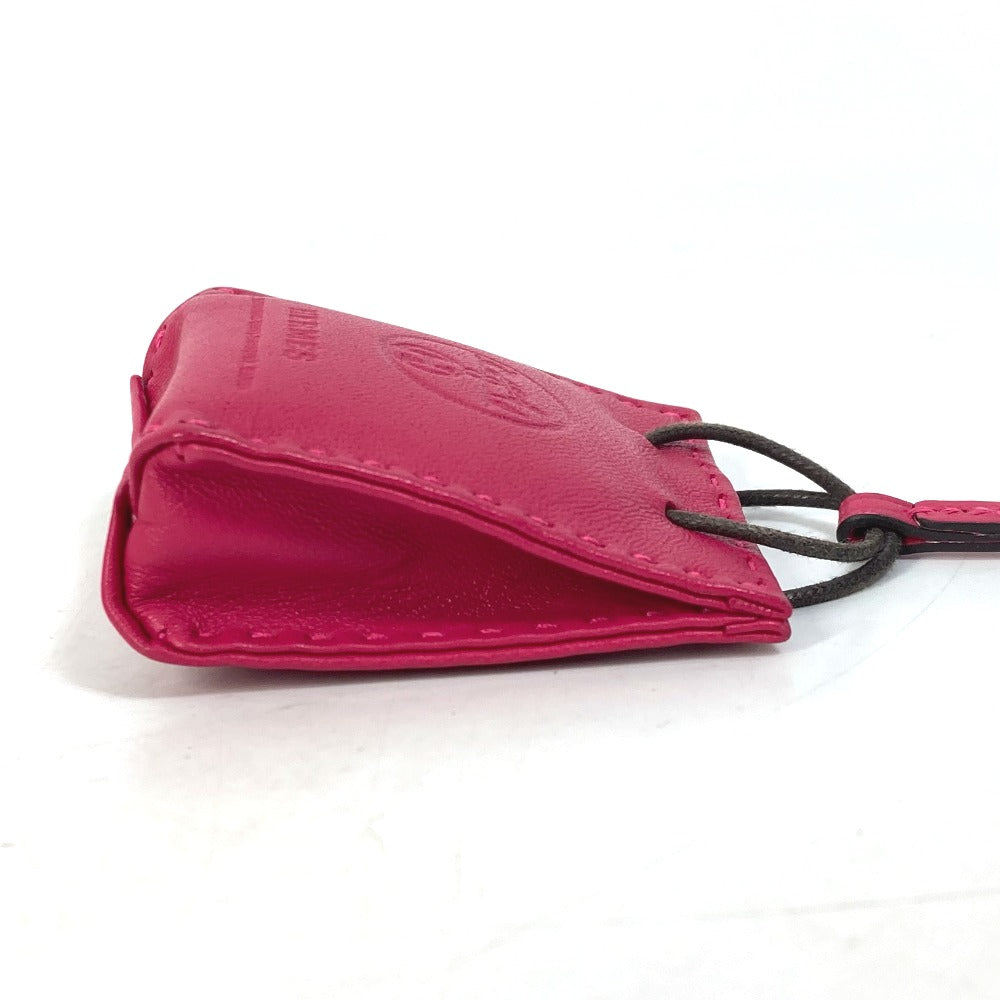 HERMES Bag charm Anyo Miro pink sack orange Women Used