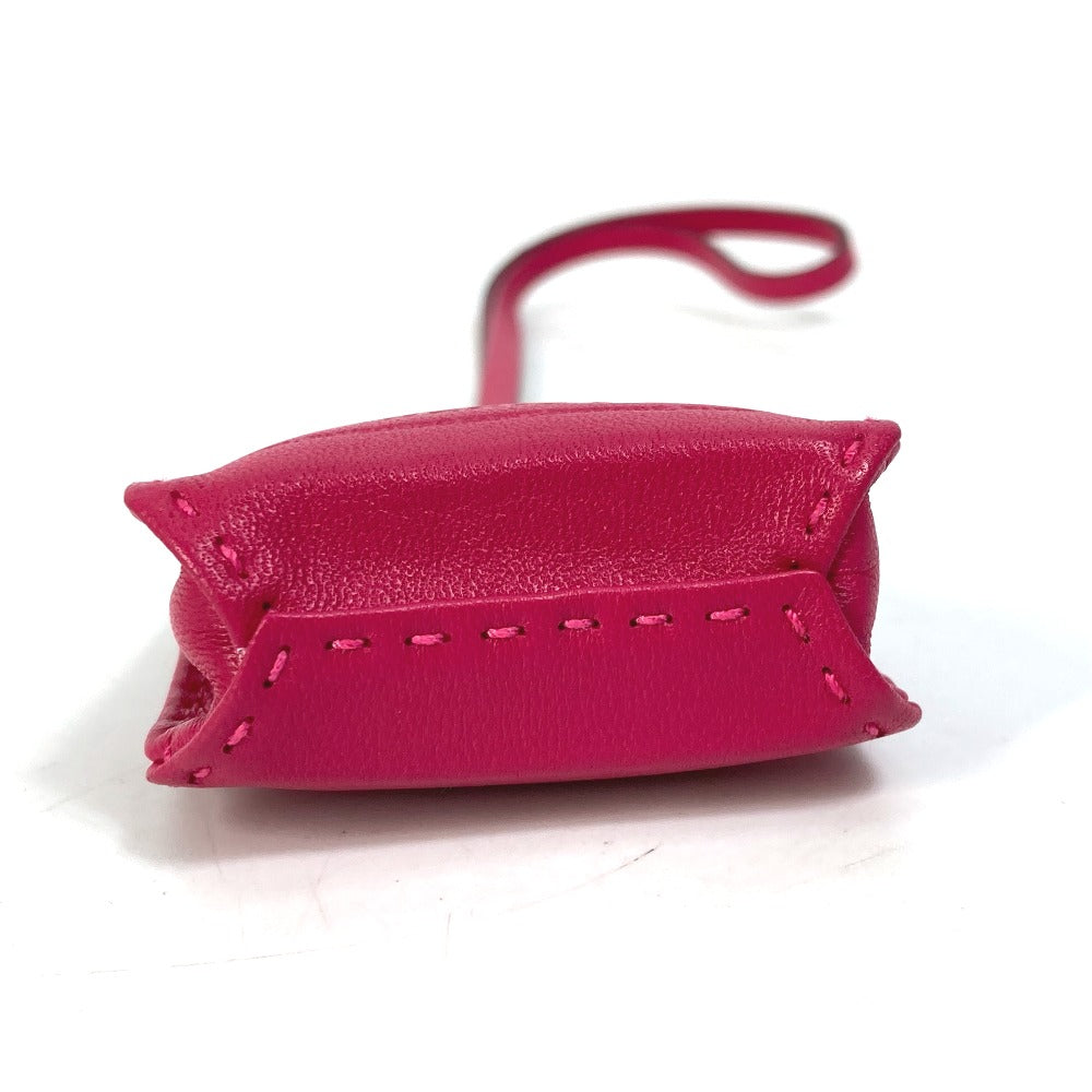 HERMES Bag charm Anyo Miro pink sack orange Women Used