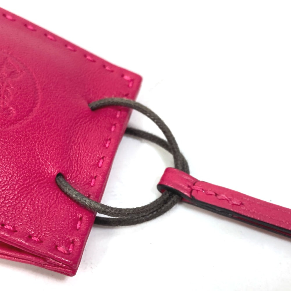HERMES Bag charm Anyo Miro pink sack orange Women Used