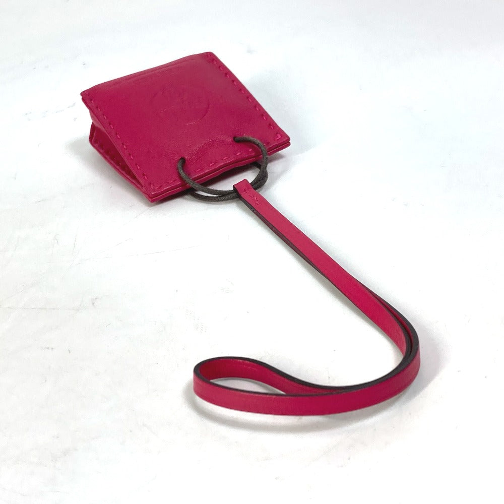 HERMES Bag charm Anyo Miro pink sack orange Women Used