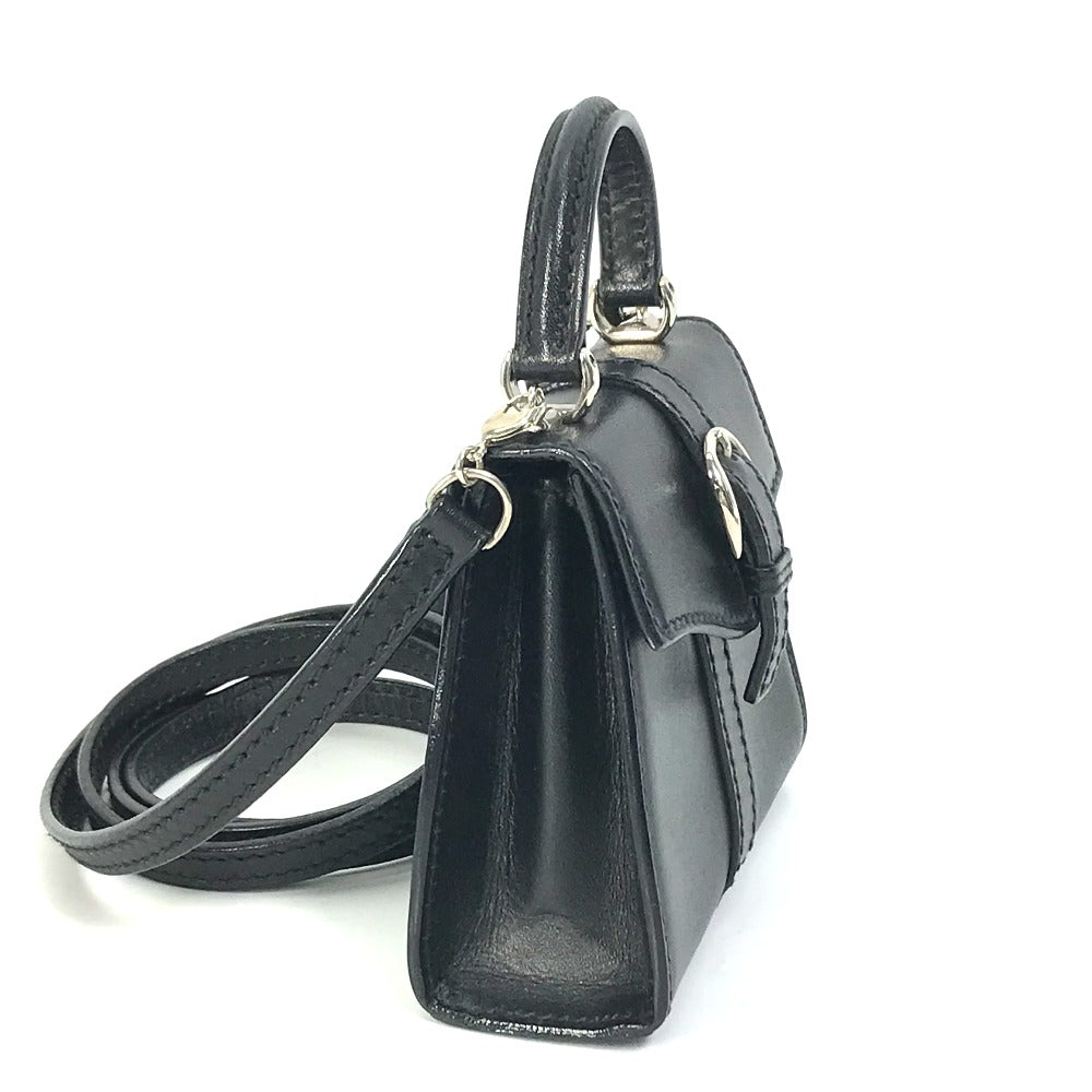 GUCCI Shoulder Bag 007.090.0234 leather black Mini bag Women Used