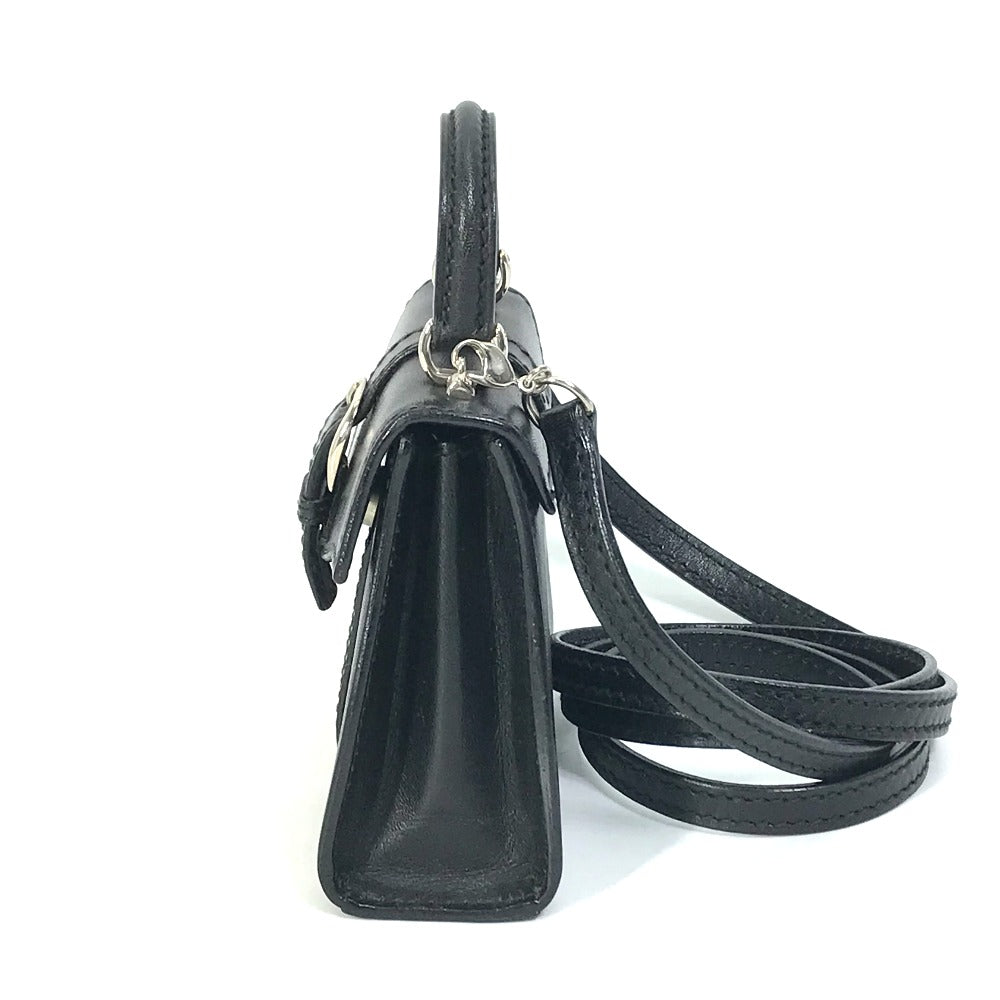 GUCCI Shoulder Bag 007.090.0234 leather black Mini bag Women Used