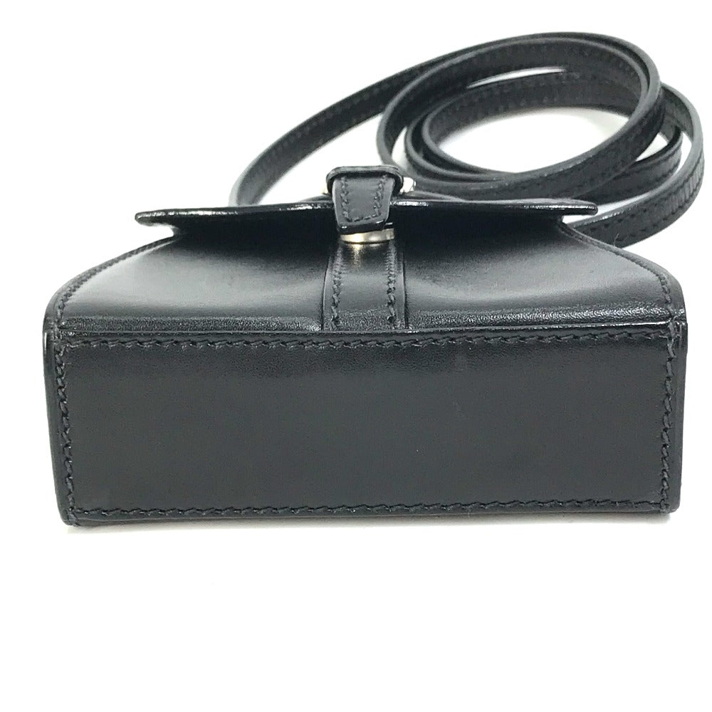 GUCCI Shoulder Bag 007.090.0234 leather black Mini bag Women Used