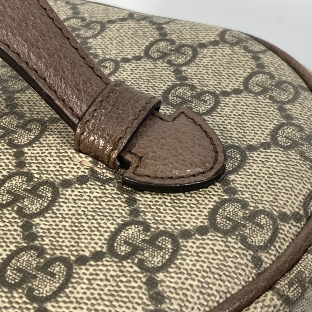 GUCCI Vanity bag 611001 GG Supreme Canvas beige Sherry line Ophidia GG Women Used