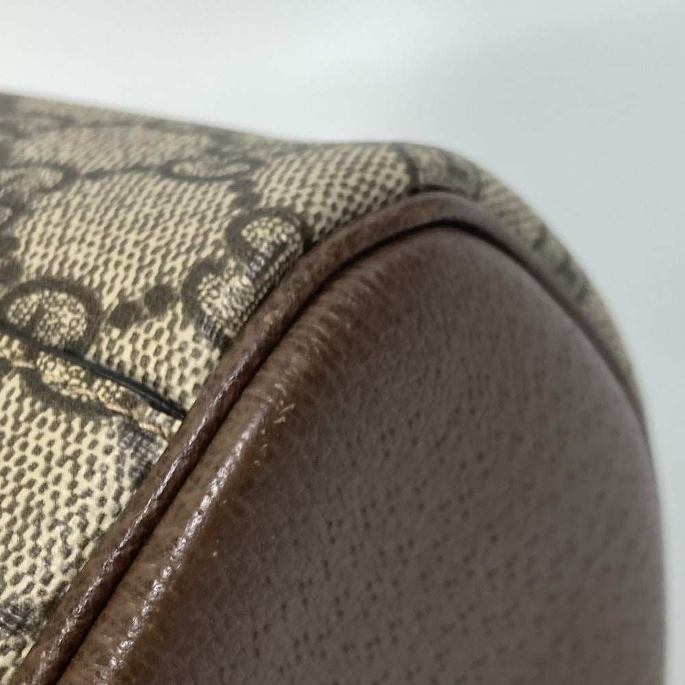 GUCCI Vanity bag 611001 GG Supreme Canvas beige Sherry line Ophidia GG Women Used