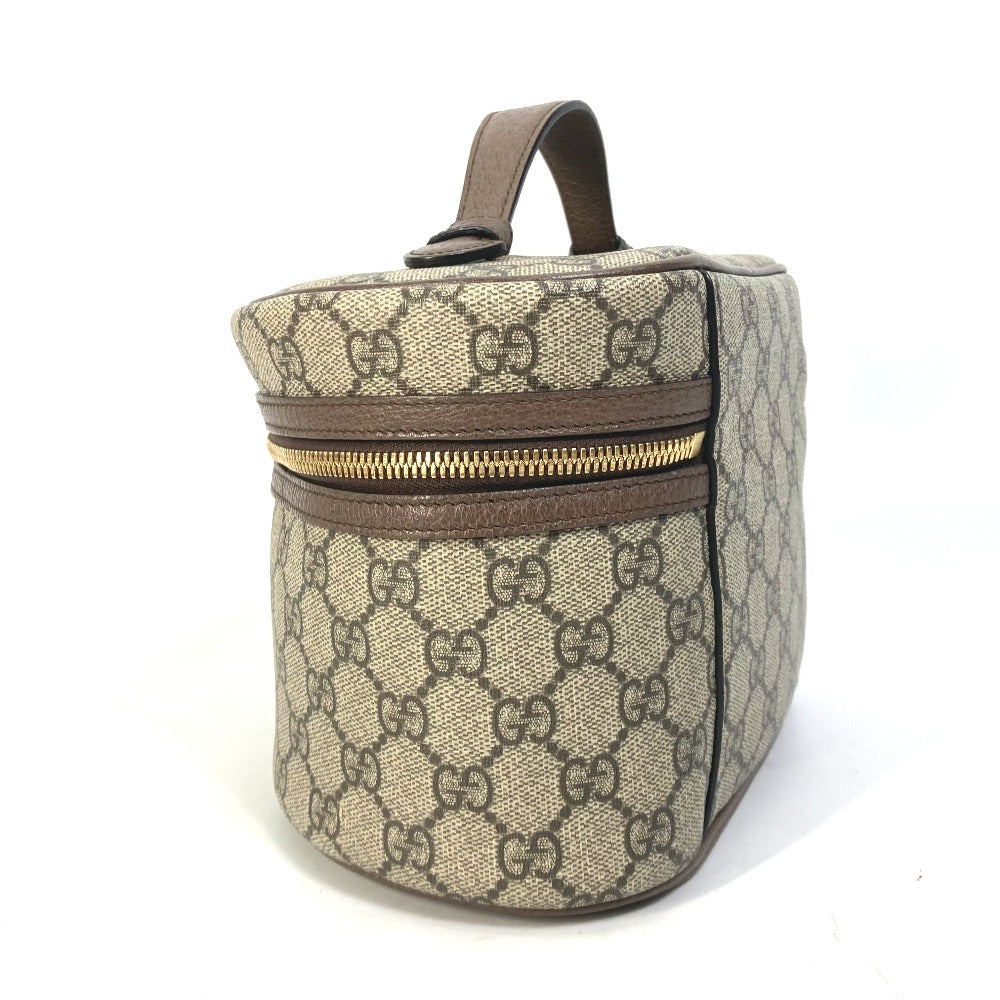 GUCCI Vanity bag 611001 GG Supreme Canvas beige Sherry line Ophidia GG Women Used