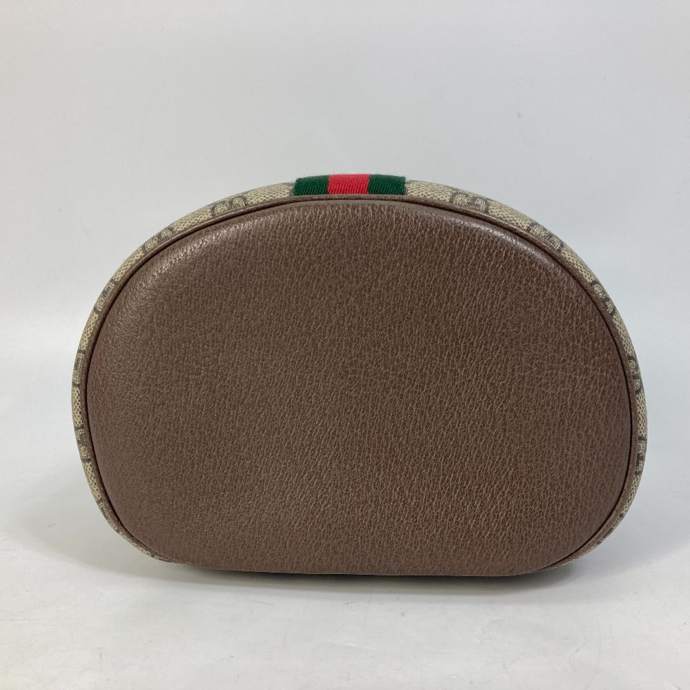 GUCCI Vanity bag 611001 GG Supreme Canvas beige Sherry line Ophidia GG Women Used