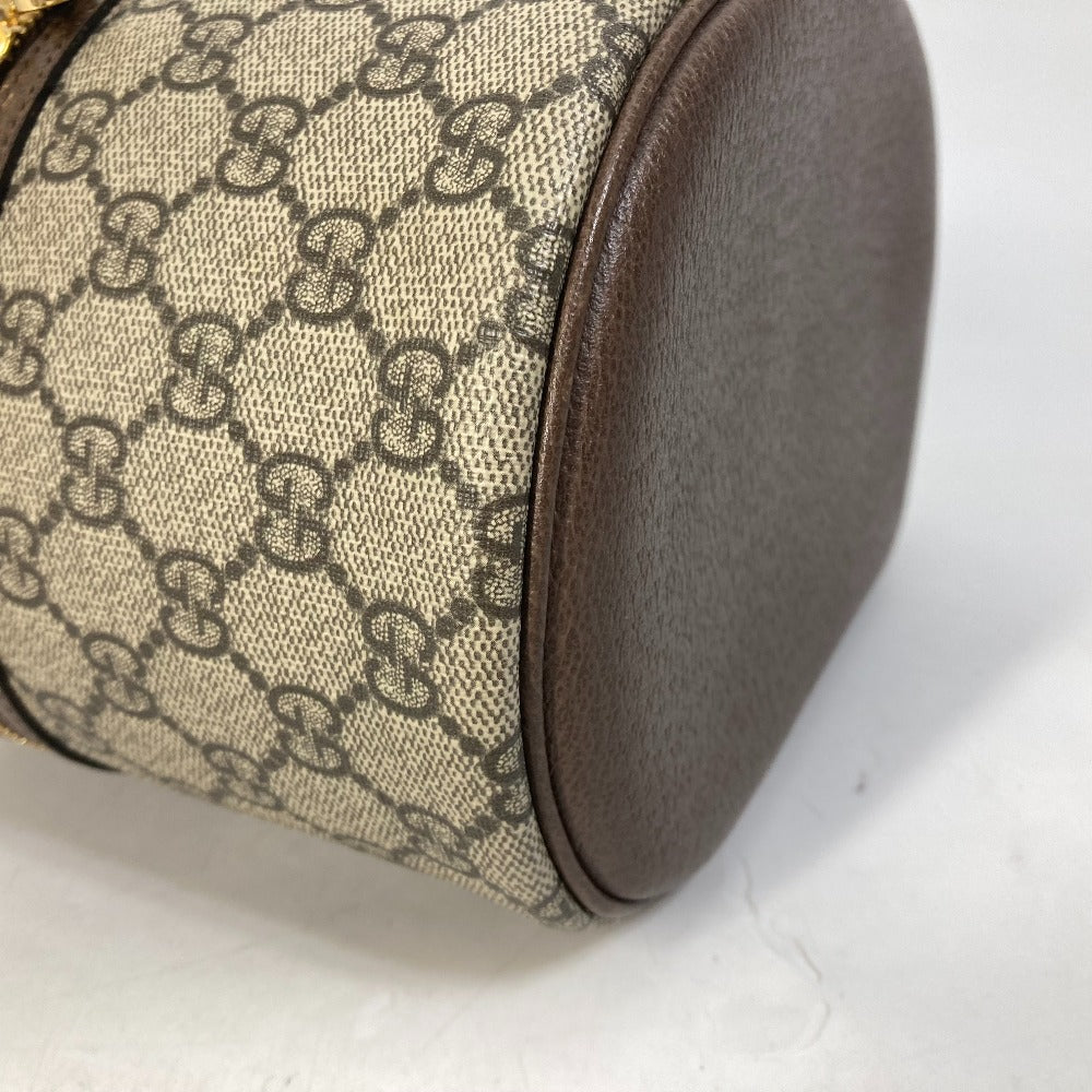 GUCCI Vanity bag 611001 GG Supreme Canvas beige Sherry line Ophidia GG Women Used