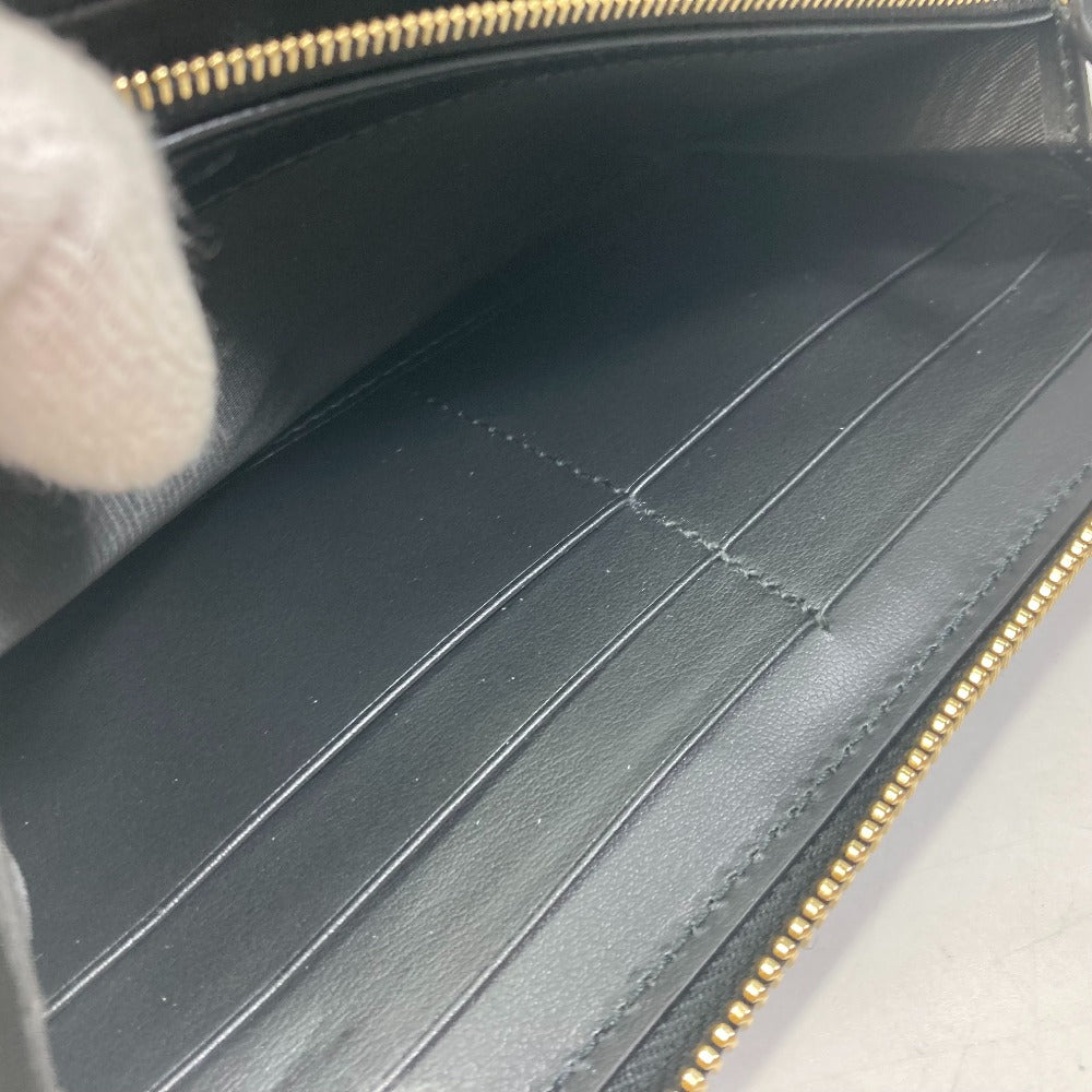GUCCI Long Wallet Purse 723784 leather black Long wallet GG Matelasse Zip Around Wallet mens Used
