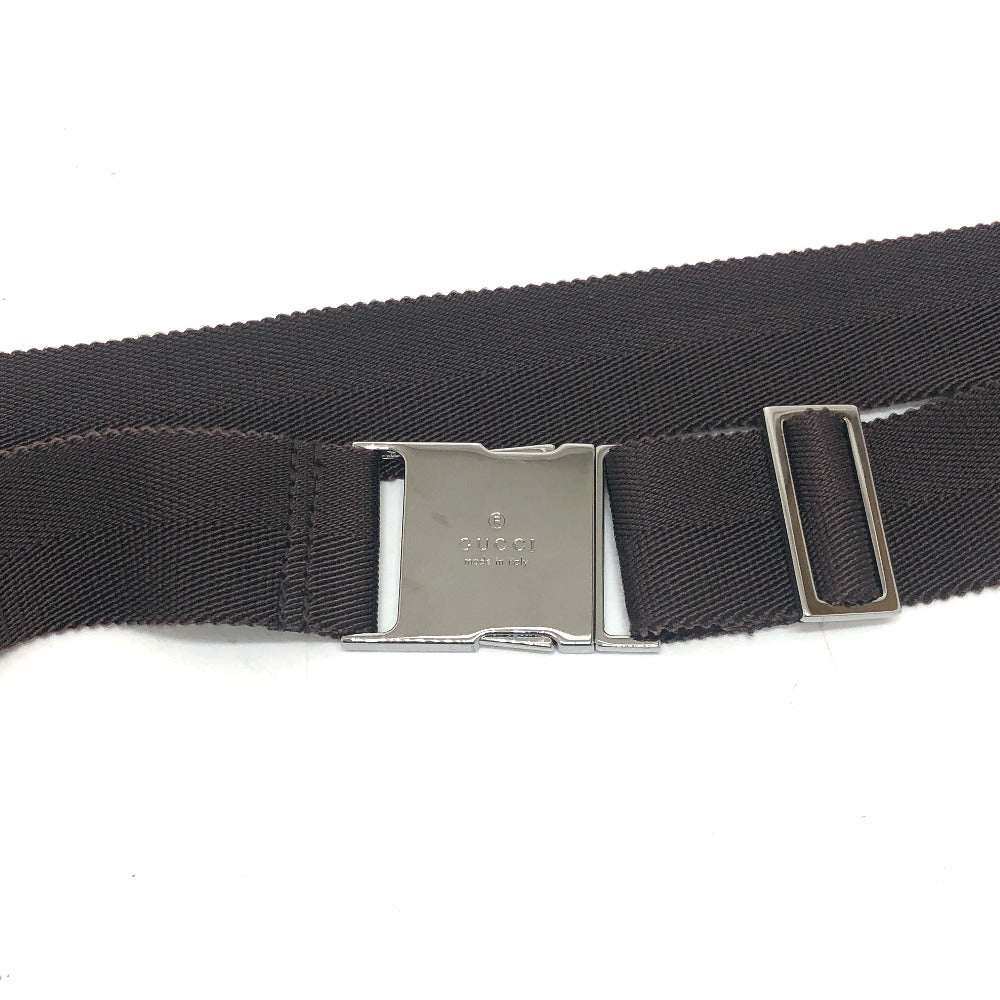 GUCCI Waist bag 131236 GG canvas Beige x brown GG Sling bag Waist pouch unisex(Unisex) Used