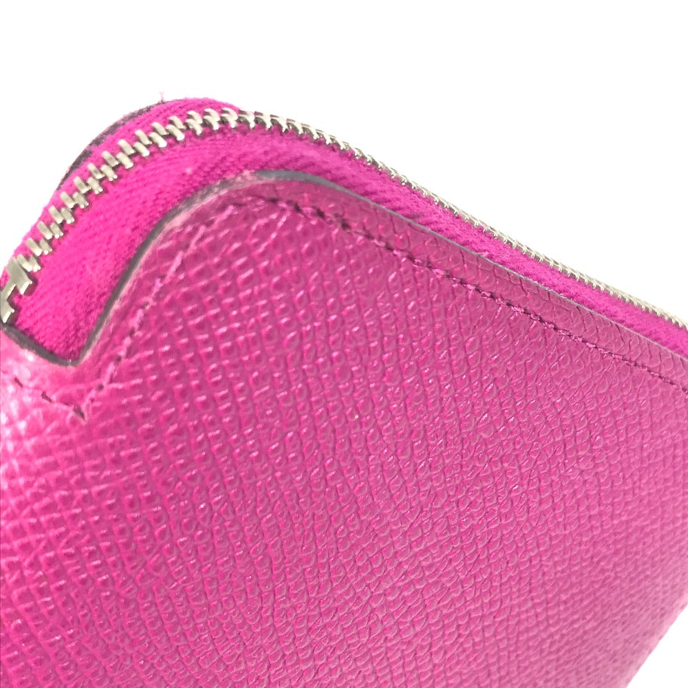 HERMES Long Wallet Purse Epsom purple Long wallet Azap long silk in Women Used