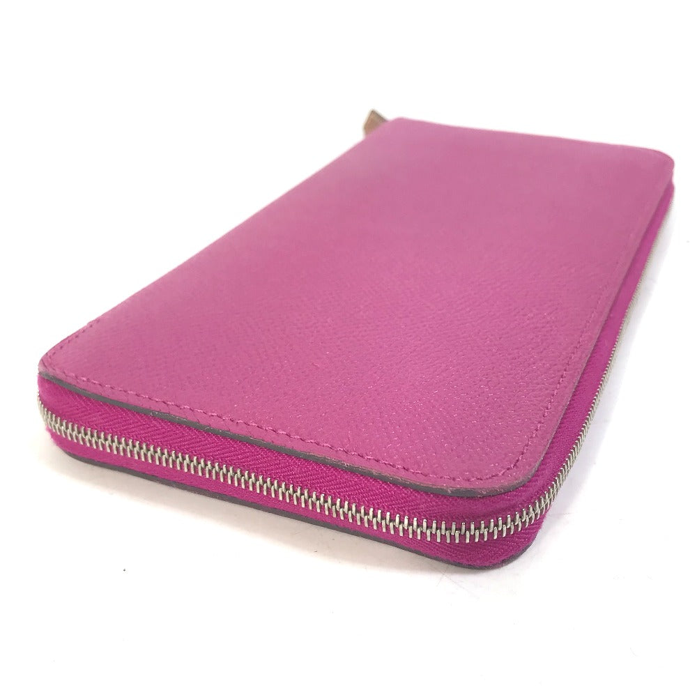 HERMES Long Wallet Purse Epsom purple Long wallet Azap long silk in Women Used