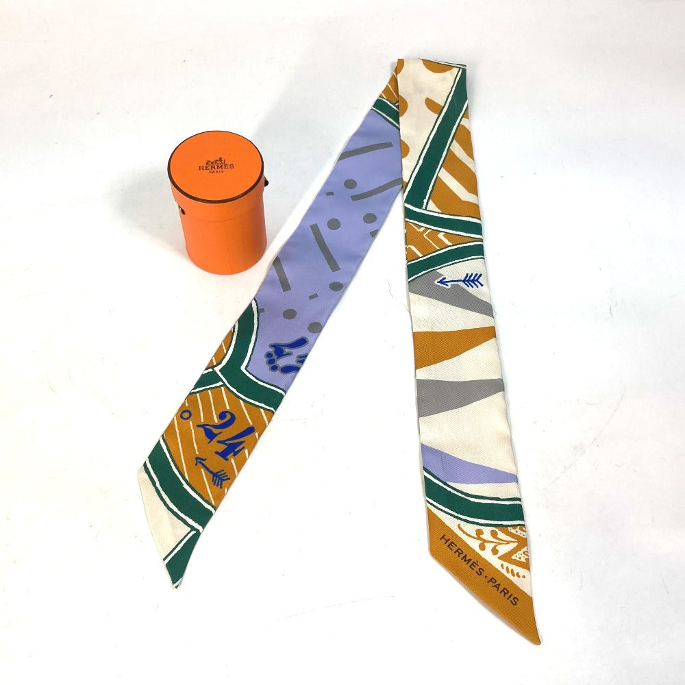 HERMES scarf silk multicolor bandeau scarf Twilly Twilly Women Used