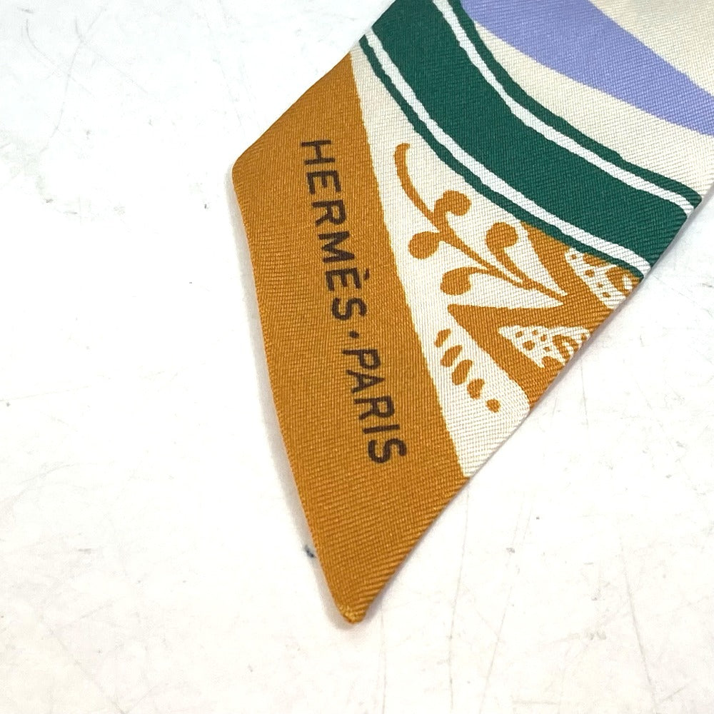 HERMES scarf silk multicolor bandeau scarf Twilly Twilly Women Used