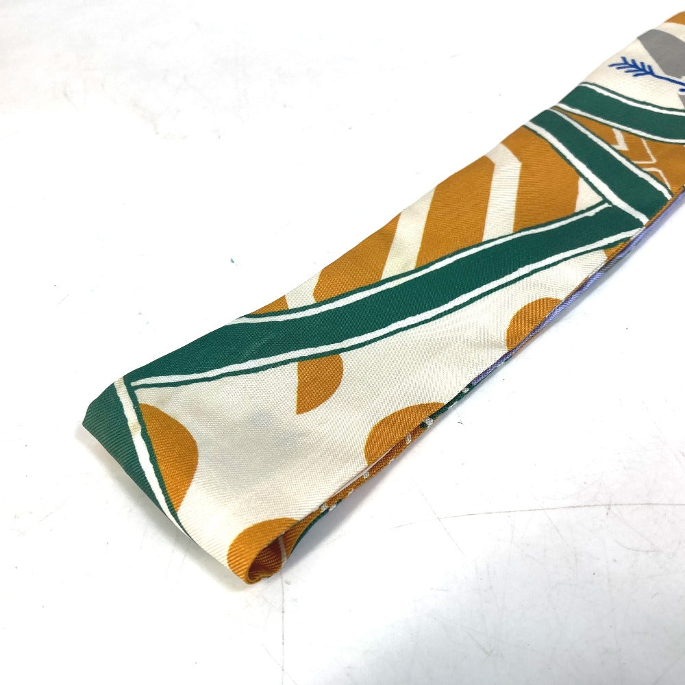 HERMES scarf silk multicolor bandeau scarf Twilly Twilly Women Used