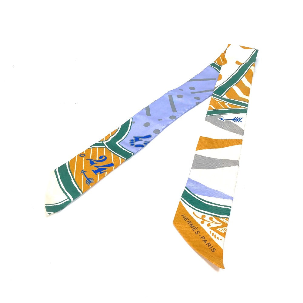 HERMES scarf silk multicolor bandeau scarf Twilly Twilly Women Used