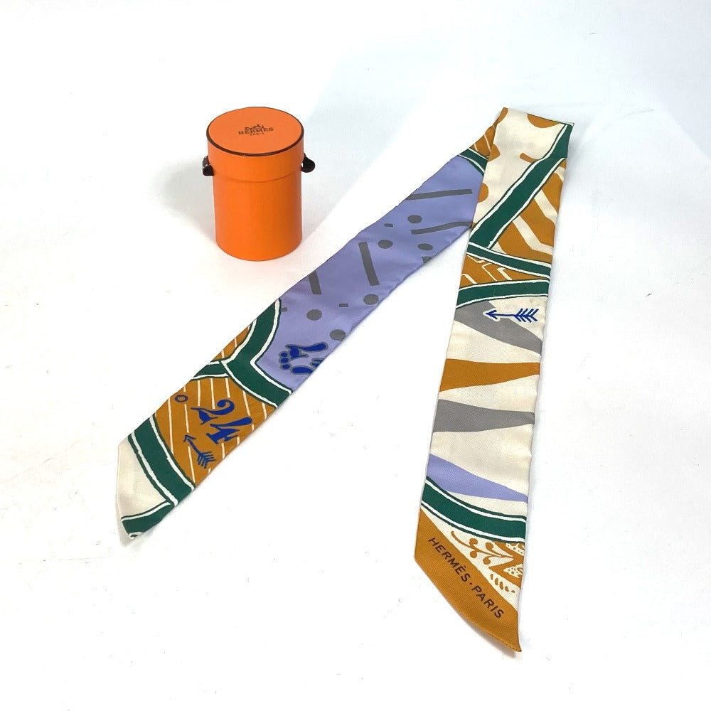 HERMES scarf silk multicolor bandeau scarf Twilly Twilly Women Used