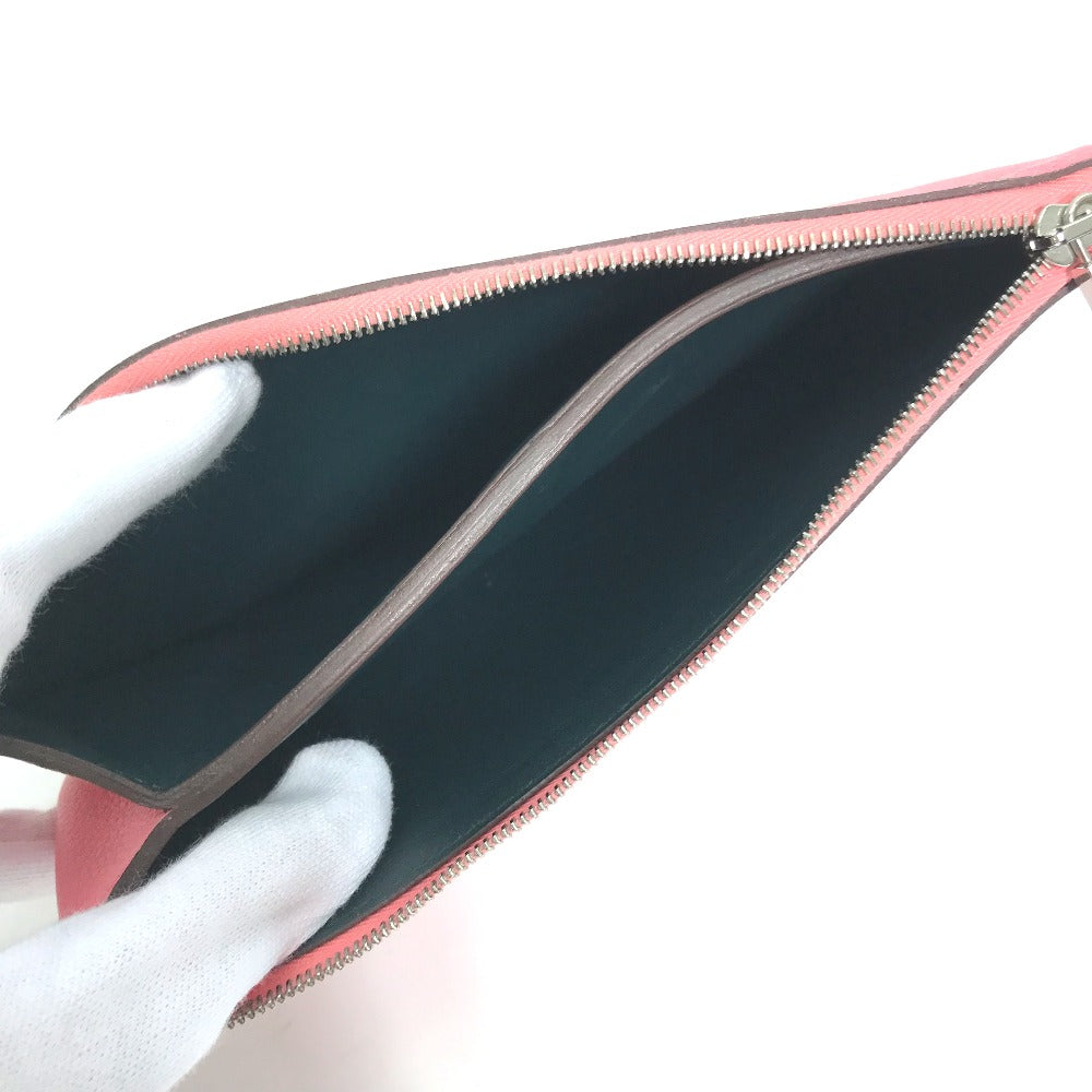 HERMES Pouch Evercolor pink Atto GM