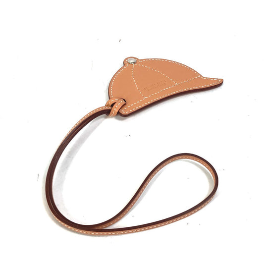 HERMES Bag charm leather purple paddock bombay charm Women Used