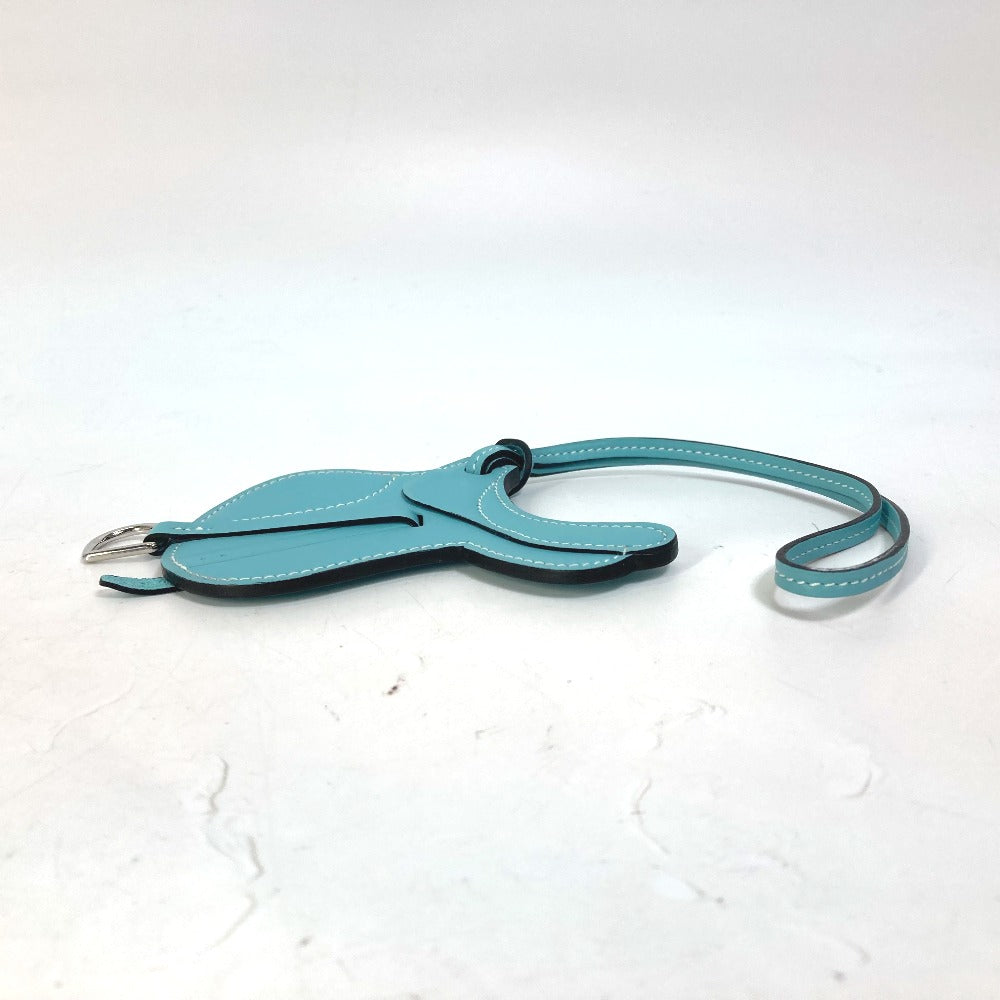 HERMES charm Swift blue saddle motif paddock cell Women Used