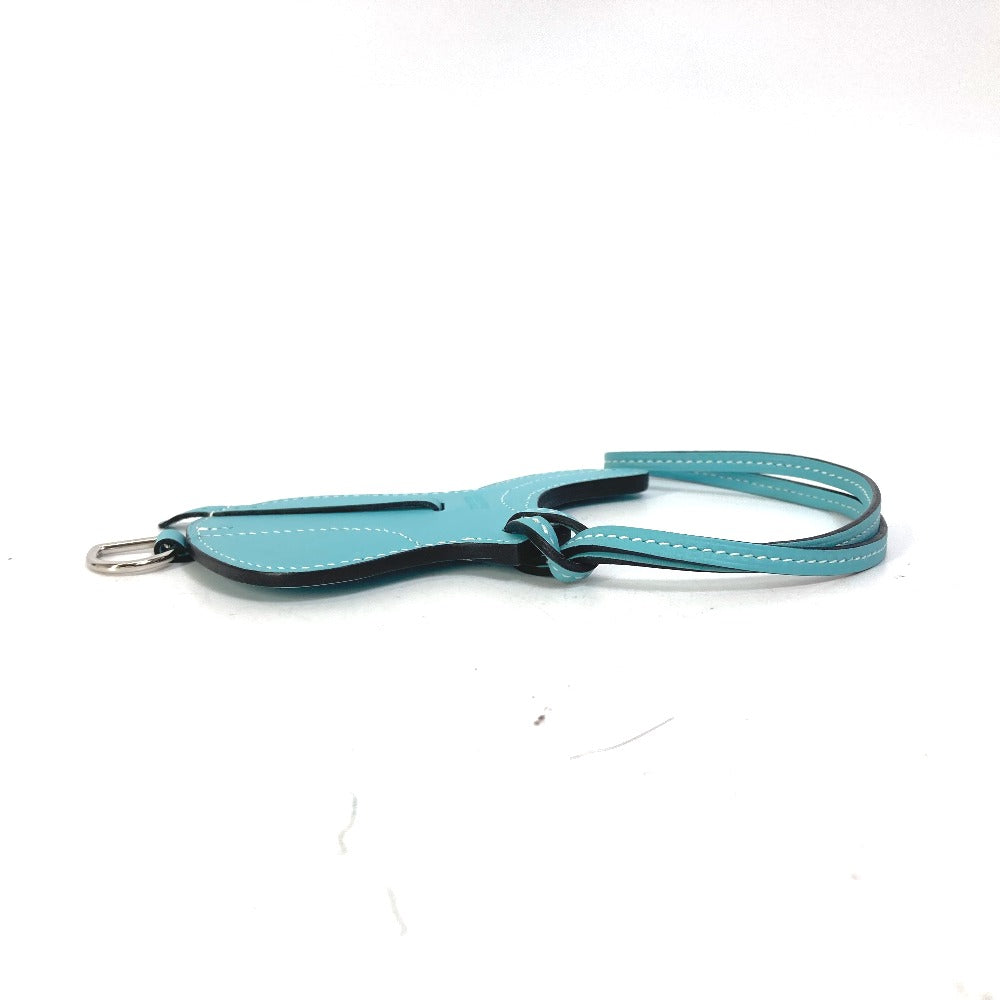 HERMES charm Swift blue saddle motif paddock cell Women Used