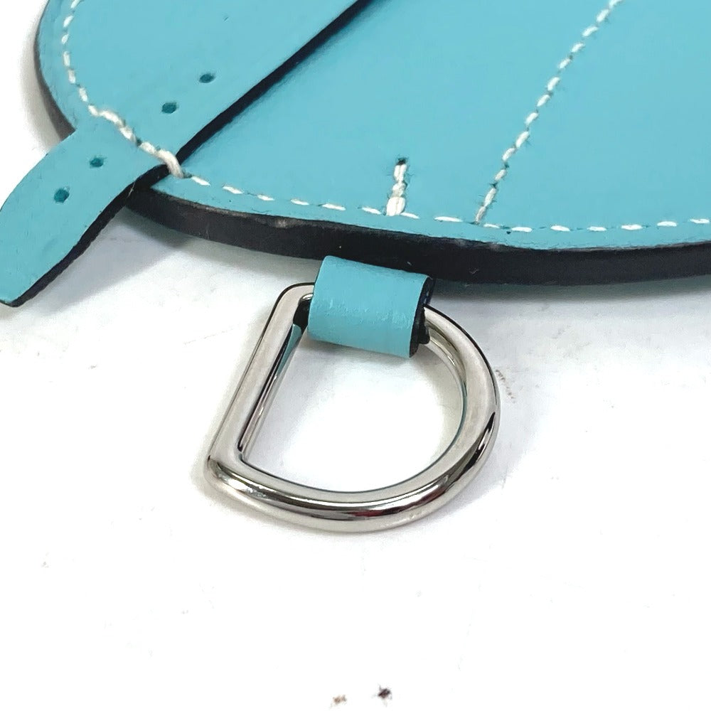 HERMES charm Swift blue saddle motif paddock cell Women Used