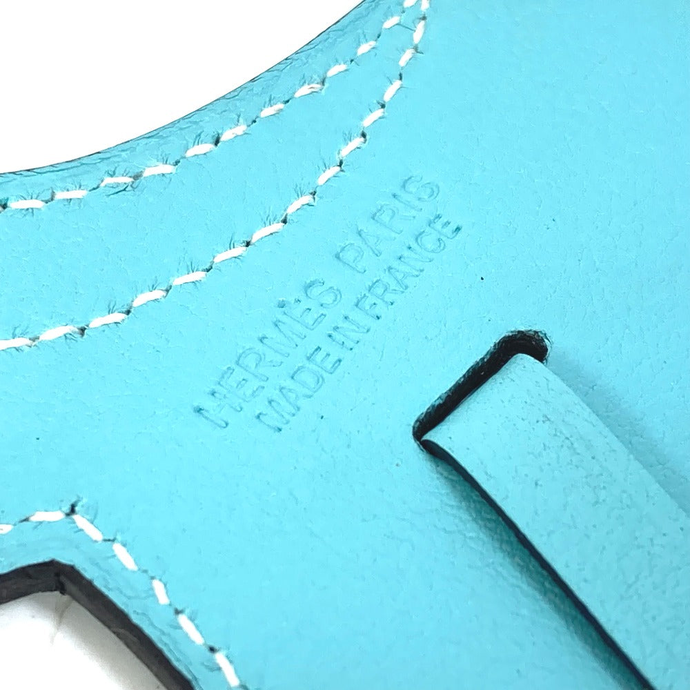 HERMES charm Swift blue saddle motif paddock cell Women Used