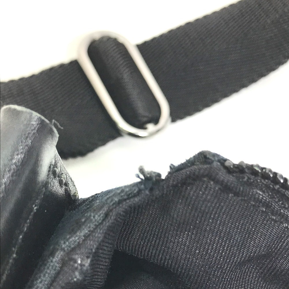 GUCCI Shoulder Bag 145857 GG canvas black GG Women Used