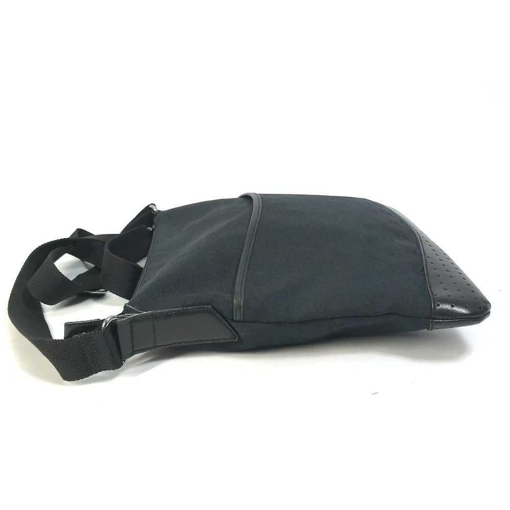 GUCCI Shoulder Bag 145857 GG canvas black GG Women Used