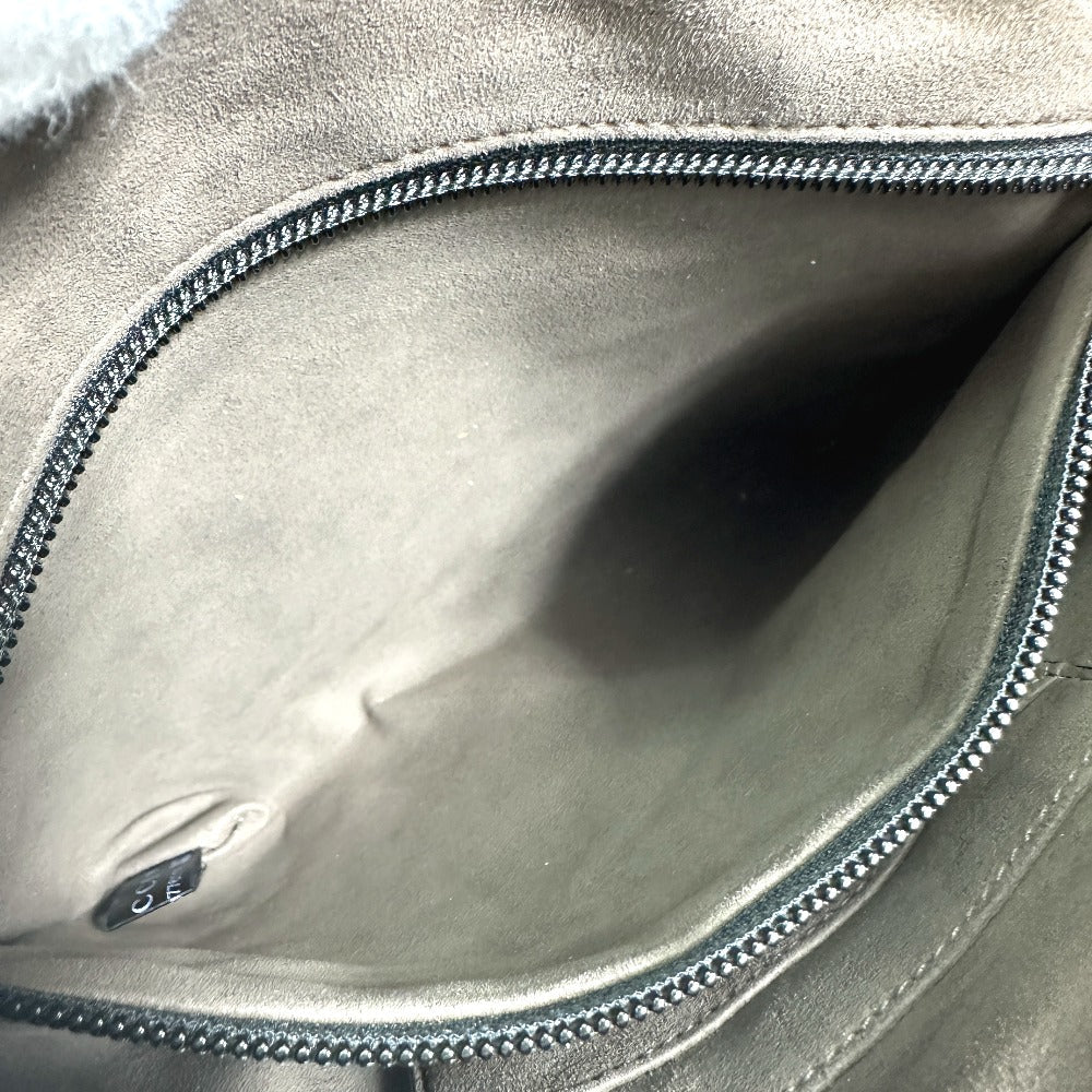 GUCCI Shoulder Bag 406410 leather black Guccisima Women Used
