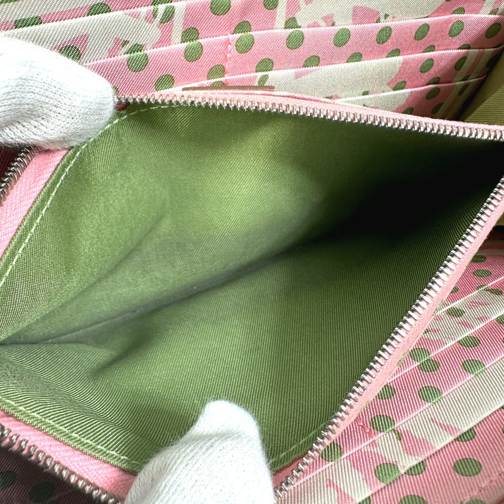 HERMES Long Wallet Purse Epsom pink Azap long silk in Women Used